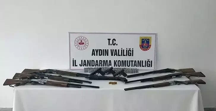 Aydın'da silah kaçakçılığına 7 gözaltı