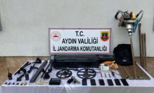 Aydın’da sit alanında kaçak kazıya 6 gözaltı Aydın’da sit alanında kaçak kazıya 6 gözaltı
