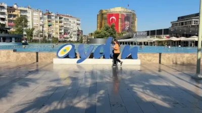 Türkiye'nin en sıcak illeri arasında yer alan Aydın'da bunaltıcı sıcak