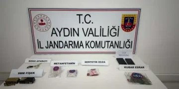 Aydın'da uyuşturucu operasyonu 2 gözaltı