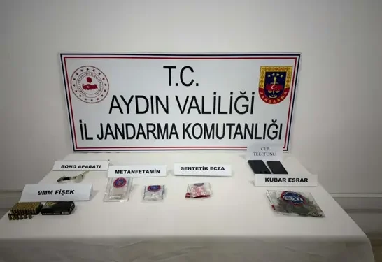 Aydın'da uyuşturucu operasyonu 2 gözaltı
