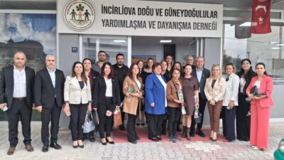 26 Ekim Türkiye Kadın Muhtarlar Günü dolayısıyla İncirliova’daki DOĞUDER’i ziyaret