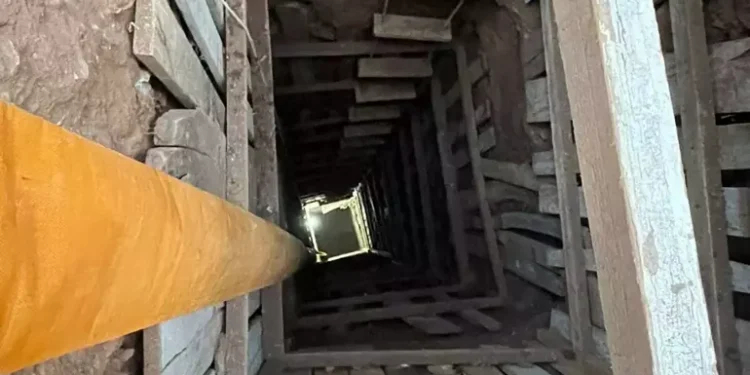 Bahçesinde tarihi eser ararken yakalandı