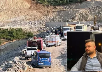 Baraj göleti inşaatında göçük altında kalan işçi öldü