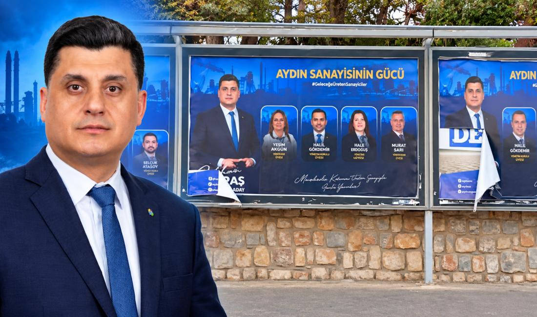 Başkan Maraş, şikayetçi oldu Aydın Sanayi Odası (AYSO) Başkanı ve Başkan Adayı Gökhan Maraş,