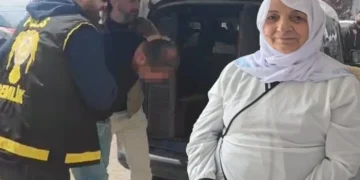 Boğazı kesilerek öldürülen kadının katili damadı çıktı