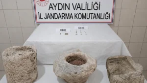 Bozdoğan’da kaçak kazıya jandarma darbesi