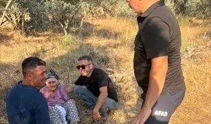 Bozdoğan’da kaybolan yaşlı kadın 11 saat sonra bulundu