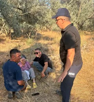 Bozdoğan’da kaybolan yaşlı kadın 11 saat sonra bulundu