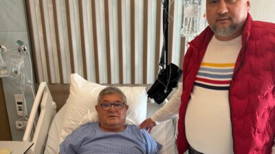 AK Parti Aydın eski Milletvekili Rıza Posacı’yı, İzmir Kent Hastanesi’nde