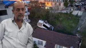 Kağıthane’de yokuş aşağı ters yönde ilerlediği sırada kontrolden çıkan okul