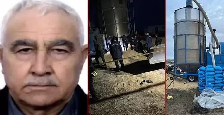 Çeltik kurutma makinesinde cansız bedeni bulundu