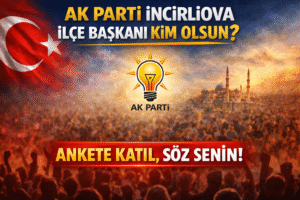 İncirliova’da “İlçe Başkanı kim olacak?” sorusuyla başlatılan anket, vatandaşlardan yoğun