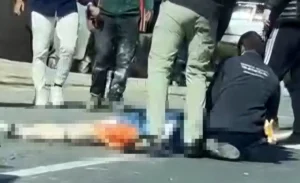 Çöp kamyonunun çarptığı yaya öldü