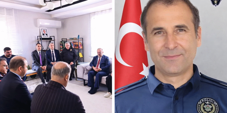 DEAŞ operasyonunda Şehit olan polisin ailesine ziyareti
