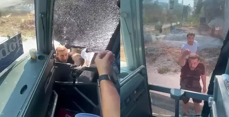 Didim’deki trafik magandası 5 şüpheli tutuklandı (2)