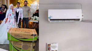 Düğünde davetlileri şaşkına çeviren takı