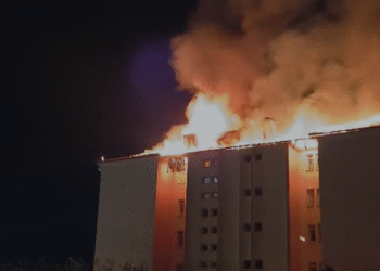 Nazilli’de öğrenci yurdu alevlere teslim oldu