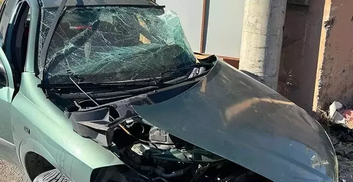 Elektrik direğine çarpan otomobilin sürücüsü öldü