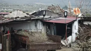 Elektrik sobasından çıkan yangında öldü