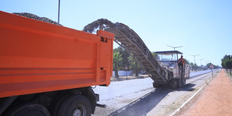 Erbeyli Kızılcaköy arası yol çalışmasında 2’inci etap başladı (1)