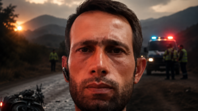 Aydın’ın Çine ilçesinde mesaisinin ardından motosikletiyle evine dönmek üzere yola