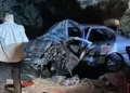 Feci kazada anne ve baba öldü, çocukları yaralı