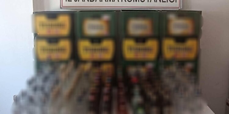 Germencik’te belgesiz alkol satışına jandarma dur dedi