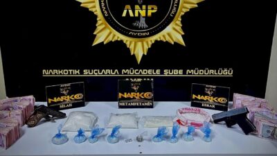Aydın’ın Germencik ilçesinde düzenlenen uyuşturucu operasyonunda 1 kilo 137 gram