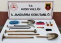 Germencik’te antik kentte kaçak kazıya 3 gözaltı