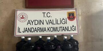 Germencik’te kaçak alkol operasyonu
