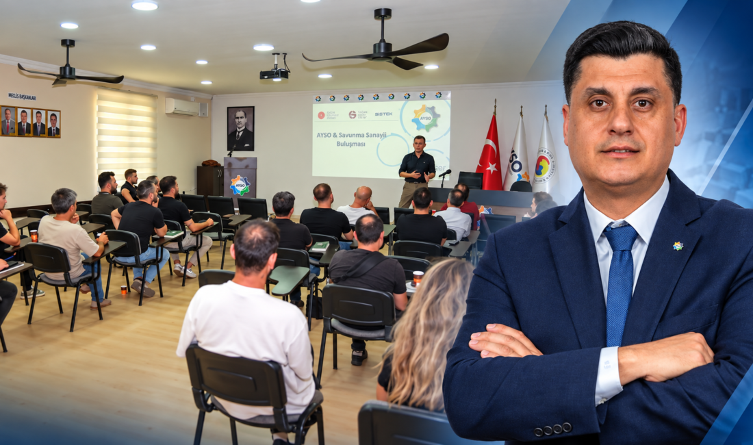 Gökhan Maraş’ın savunma sanayisi hamlesi başladı Aydın Sanayi Odası (AYSO) Başkanı ve Başkan Adayı Gökhan Maraş,