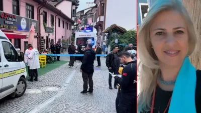 Kütahya’da 2 çocuk annesi Nalan Temelkıran (51), işlettiği hediyelik eşya