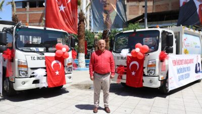 İncirliova Belediyesi, hizmet filosunu güçlendirmeye devam ediyor. İncirliova Belediye Başkanı
