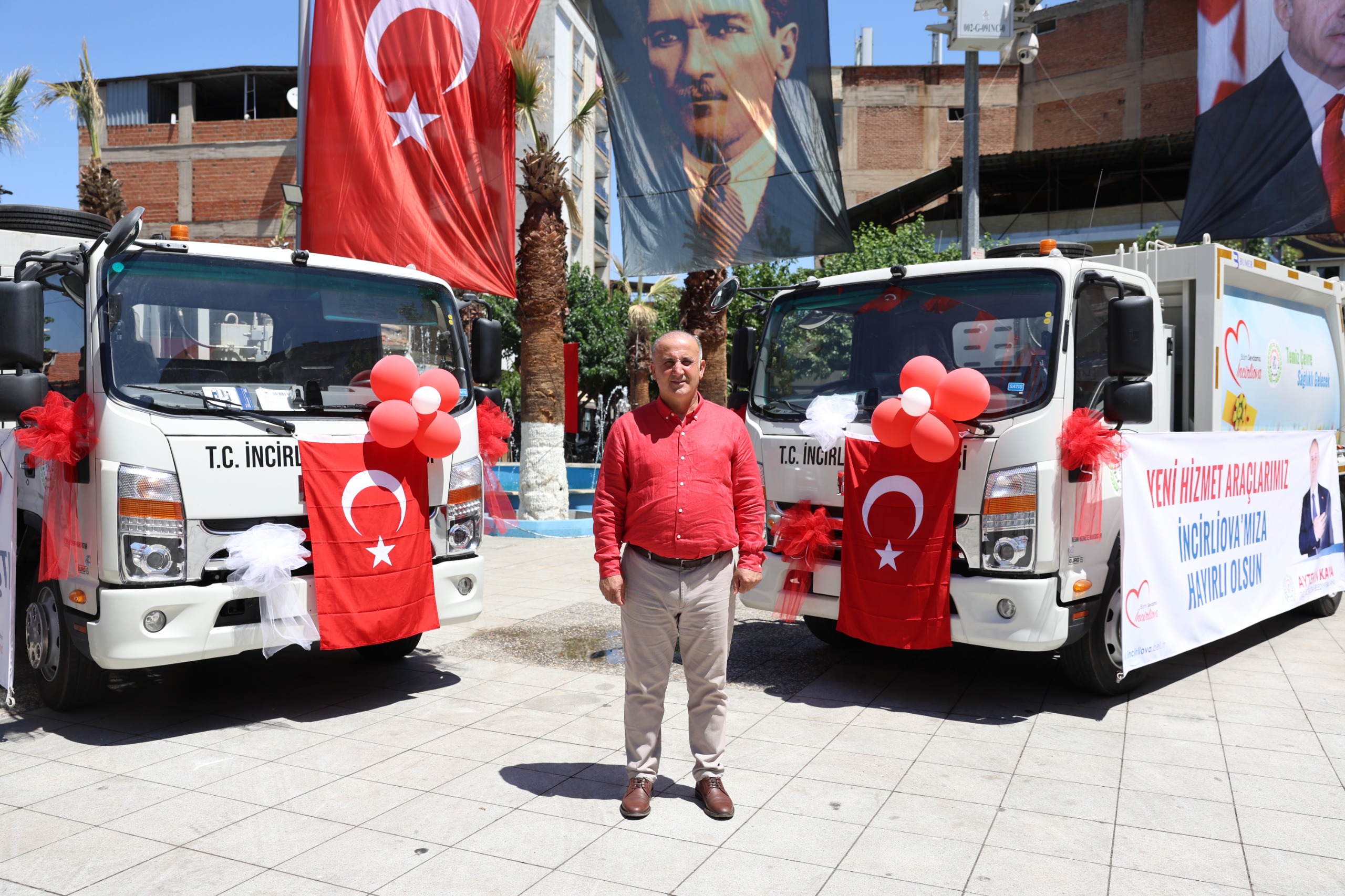 İncirliova Belediyesi, hizmet filosunu güçlendirmeye devam ediyor. İncirliova Belediye Başkanı