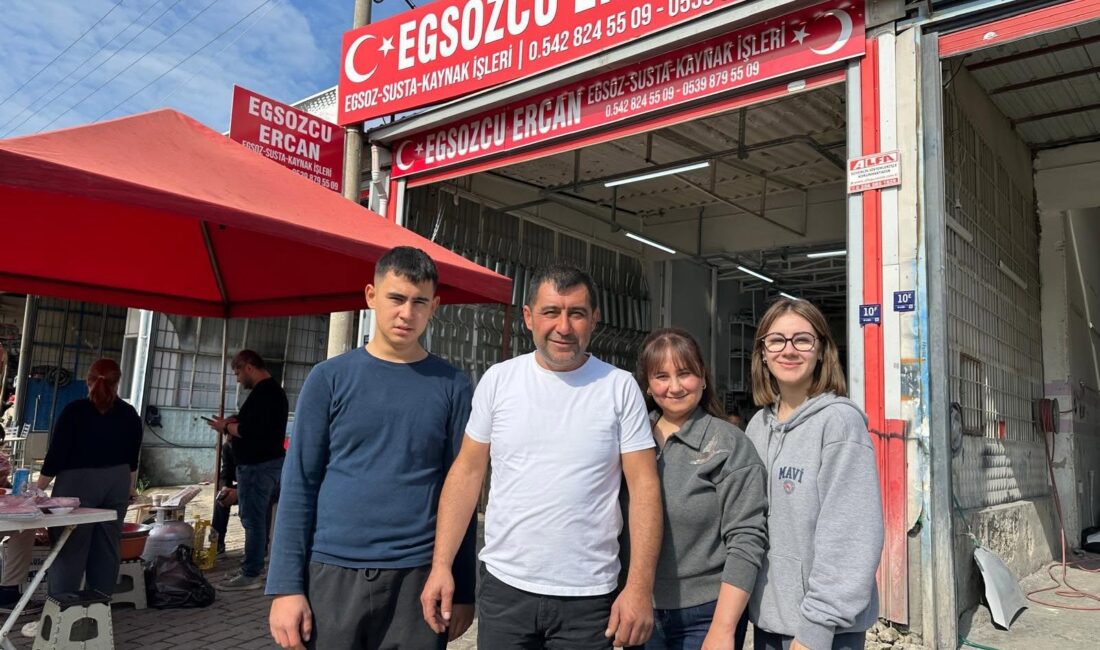 Ercan Özdemir’den sanayi esnafına lokma hayrı Aydın’ın İncirliova ilçesinde, Sanayi Sitesi’nde faaliyet gösteren Egzozcu Ercan işletmesi