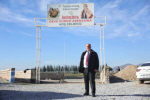  İncirliova Belediyesi, geleneksel deve güreşlerini yaşatmak amacıyla düzenlediği festivalin hazırlıklarını