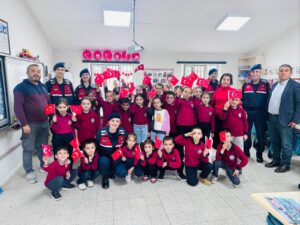 Aydın’ın İncirliova İlçesinde Jandarma Komutanlığı ekipleri, Cumhuriyet’in 102. yılı etkinlikleri