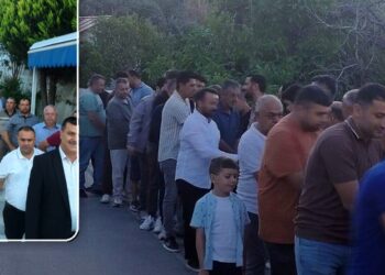İncirliova’da asırlık gelenek için metrelerce kuyruk oluştu (2)