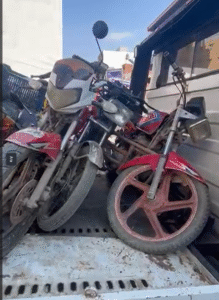 Aydın’ın İncirliova ilçesinde İlçe Emniyet Müdürlüğü ekipleri plakasız motosikletlere yönelik
