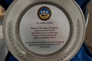 İncirliova’da kooperatifin sevilen yüzü emekli oldu (1)
