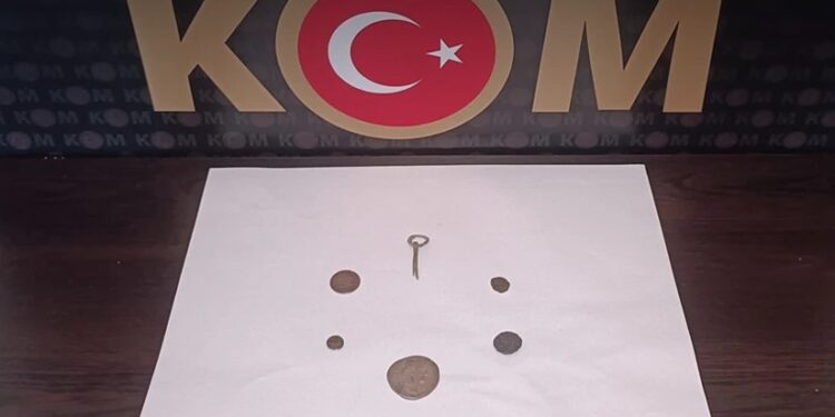 İncirliova’da tarihi eser ele geçirildi