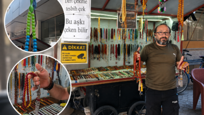 Aydın’ın İncirliova ilçesinde merakla başladığı tespih işi, Mehmet İnan’ın geçim