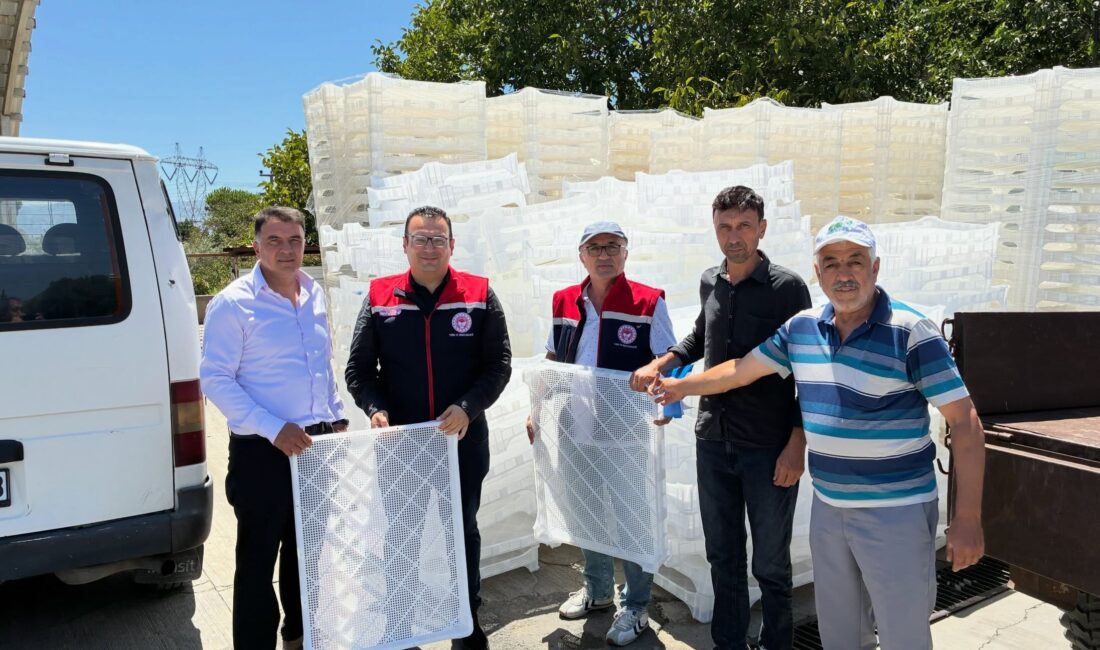 İncirliova’da üreticilere 650 incir kurutma kereveti dağıtıldı Aydın Emanetine Sahip Çıkıyor Projesi ile İyi Tarım ve Organik