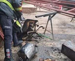 İncirliova’da yaktığı ateşe tiner döken işçi yaralandı