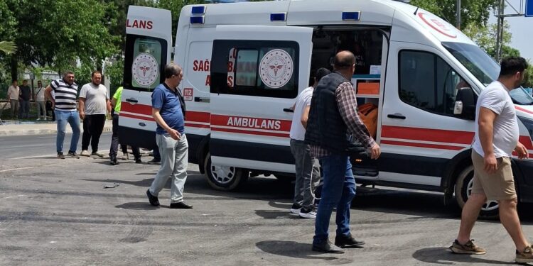 İncirliova’da yine Karabağ kavşağı, yine kaza (1)