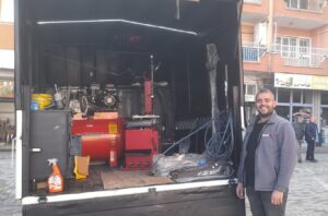 Aydın’ın İncirliova ilçesinde oto lastik sektöründe faaliyet gösteren İbrahim ve