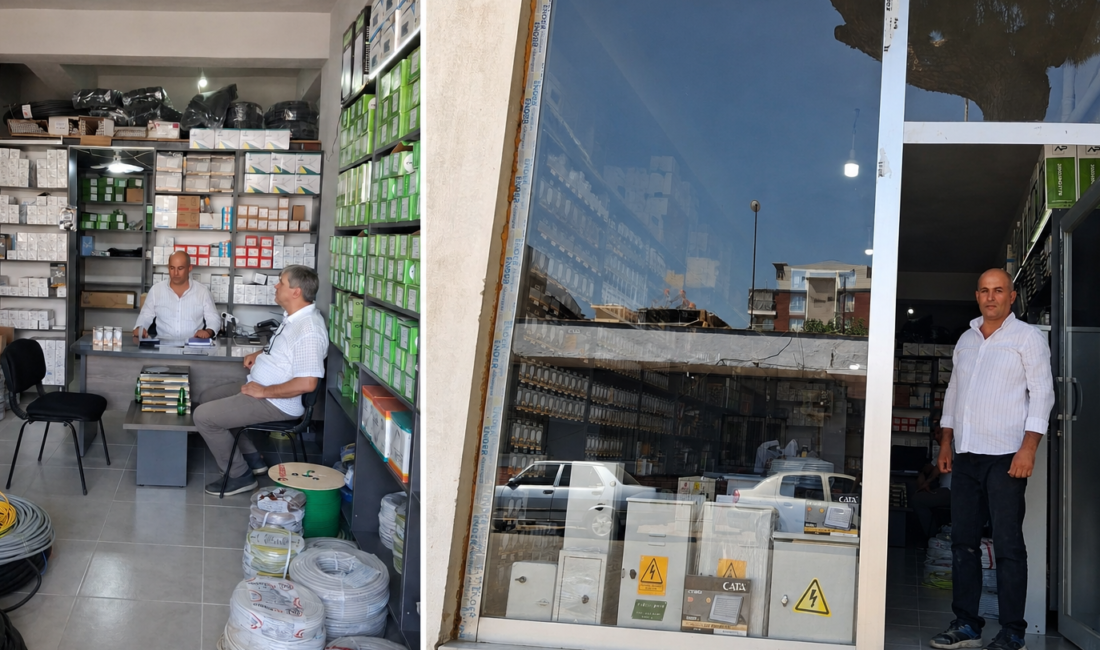 İncirliovalıların dünyasını aydınlatıyor İncirliova’da elektrik sektöründe uzun yıllara dayanan deneyimini kendi işyerine taşıyan