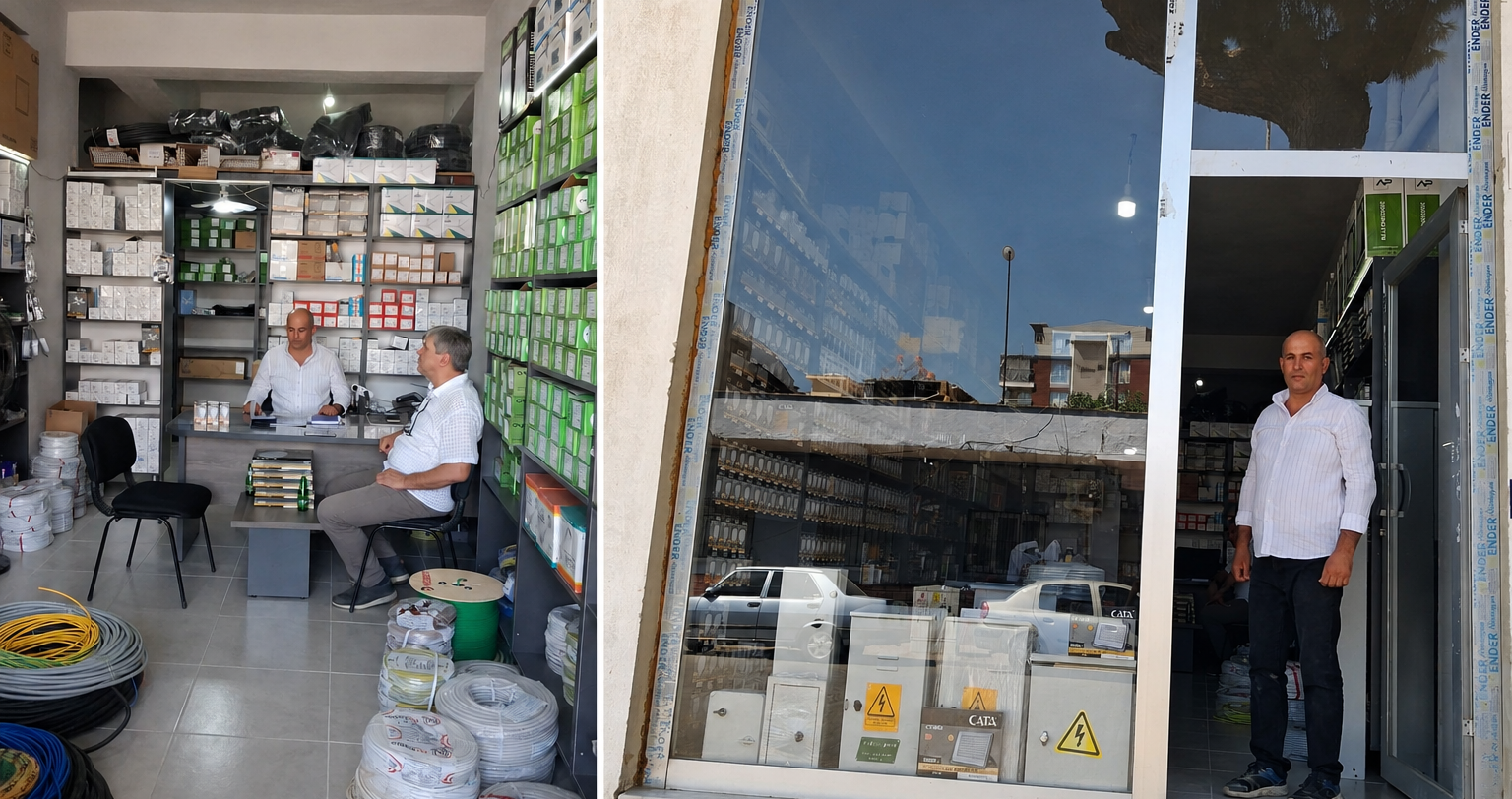 İncirliova’da elektrik sektöründe uzun yıllara dayanan deneyimini kendi işyerine taşıyan