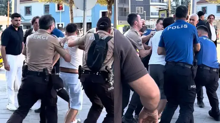 İnşaatta başlayan kavgayı, karakol önünde son buldu Bolu’da inşaatta başlayıp, yol kenarında devam eden kavgaya karışan iki